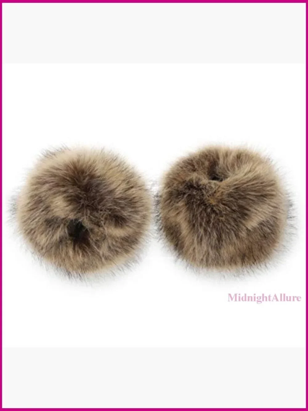 Faux Fur Arm Warmers, One Size, Elastic Cuffs, Winter Accessory